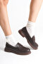 Women's Brown Orthopedic Loafer - 4