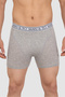 Men's 95% Cotton Lycra Gray Boxer Flexible Comfortable Cut Single Piece - 2