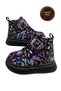 Baby Girl, Children's Boots Genuine Leather Orthopedic Non-Slip Sole, Soft Lining - 3