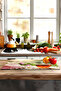 Steam Tea and Daisy Pattern Tempered Glass Cutting Board 21X30 cm Size Uv Printing - Ckt007 - 3