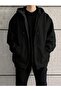 Unisex Oversized Zipper Hoodie - Comfortable Casual Sweatshirt - 3