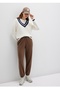 High-Waisted Slim Straight Elasticated Leg Sweatpants