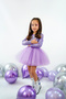Sparkly Long Sleeve Bodysuit Tutu Girls' Dress - 2