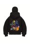 Snow Masked Ninja Unisex Sweatshirt Cardigan 2Strands Thick Fleece - 4