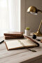 Luxury Vintage Leather Notebook Leaf Detailed Souvenir Diary Set with Antique Pages Boxed Vip Pen Gift - 2