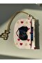 Cat Bag Heart-Shaped Card Holder with Detailed Picture - 4