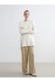 Crew Neck Oversize Women's Knitwear Sweater - 4