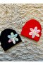 2-Pack Flexible Camisole Tulle Beret Set with Floral Details