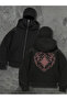 Snow Masked Ninja Unisex Sweatshirt Cardigan 2Strands Thick Fleece