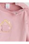 Pink Printed baby girl sweatshirt and leggings - 8