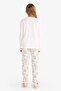 Girl's Pajama Set Printed Long Sleeve Top Long Bottom F6230A825Wn - 5