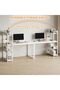 Computer Desk for Home Office, Gaming desk with Shelves, Study Desk with Safe Rounded Corners - 3