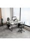 Computer Desk with Monitor Stand, Office Desk for Home and Office, Study Table with Storage Shelf - 6