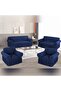 Crinkled Sofa Couch Cover Set Elastic Skirted Sofa Couch Slipcover 3+3+1+1 Standard