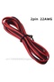 5m 24 AWG 2pin Red Black Electrical Wire 18 20 22 24 26 LED Strip Cable 2 Core Tinned Copper Extens - 3