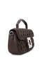 Women's Faux Leather Brown Shoulder Bag - 5