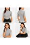 Women's Short Sleeve Half High Neck Bodysuit - 4