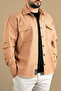 Men's Transitional Casual Sports Cut Snap Coat Jacket Shirt - 3