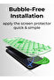 9H Privacy Tempered Glass Screen Protector with Installer for iPhone 17 Pro - 5