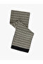 Ethnic Patterned Knitwear Long Scarf