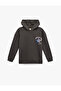 Fleece-Lined Stitch Licensed Printed Long Sleeve Hooded Oversized Sweatshirt - 3