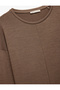 Comfortable Fit Long Sleeve Crew Neck Knitwear Pajama Top - 5