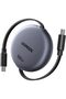 UGREEN Retractable USB C Cable (1M/3FT), 100W USB-C 5A Fast Charging Cord
