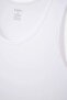 1010 Men's 2-Piece Strapless Crew Neck Tank Top-White - 3