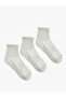 Textured 3-Piece Sock Set