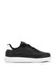 Daily Comfortable Lace-Up Sports Shoes Black Sneaker - 8