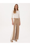 Beige Flare Fit Sweatpants 50309252-Vr011