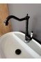 Rustic Kitchen Faucet Black Vintage Modern Design Sink Faucet Brass - 4