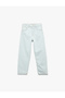 Cotton Pocket Detailed Relax Fit Denim Trousers