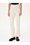 Ecru Loose Fit Knitwear Trousers 50311037-Vr019 - 2