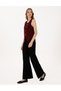 Black Loose Fit Knitwear Trousers 50311045-Vr046 - 3