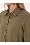 Khaki Modal Blend Comfort Fit Long Sleeve Shirt 50318219-Vr027 - 7