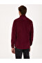 Burgundy Regular Fit Long Sleeve Shirt 50310139-Vr177 - 5