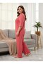 Women's Pink Plus Size Pajama Set - 3