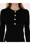 Black A-Line Knitwear Dress 50311039-Vr046 - 5