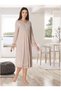 Women's Mink Special Design Lace Detailed Maternity Nightgown - 2