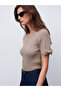 10828 قماش مجدّل سترة بأكمام قصيرة-K.Vizon M.