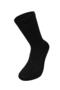 Corded Fabric Unisex Socks Black - 4