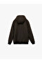 Hooded Long Sleeve Zippered Raincoat - 4