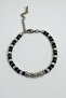Mixed Color Bead Detailed Steel Men's Bracelet - 2