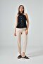 Black Tie-Neck Vest with Pocket Detail and Low Back Cutout Black 46 - 2