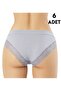 5106 Lace and Piped Detail Modal Bikini (M-L-Xl) 6-Pack - 3