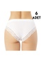 5106 Lace and Piped Detail Modal Bikini (M-L-Xl) 6-Pack - 6