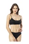 Women's Camisole Rope Strap Padded Gray Bustier 6429