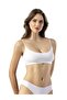 Women's Camisole Rope Strap Padded Gray Bustier 6429 - 3
