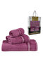 3-Pc Turkish Cotton Towel Gift Set Lightweight & Soft Bath, Hand & Face Towels with Stylish Borders - 2
